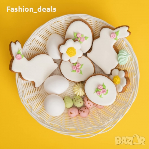 Комплект форми за сладки 7 броя резачки за бисквити от неръждаема стомана, снимка 3 - Други - 36062828