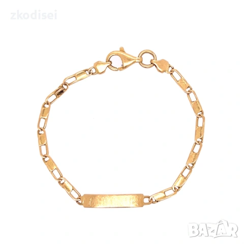 Златна детска гривна 4,67гр. 14,5см. 18кр. проба:750 модел:36410-3