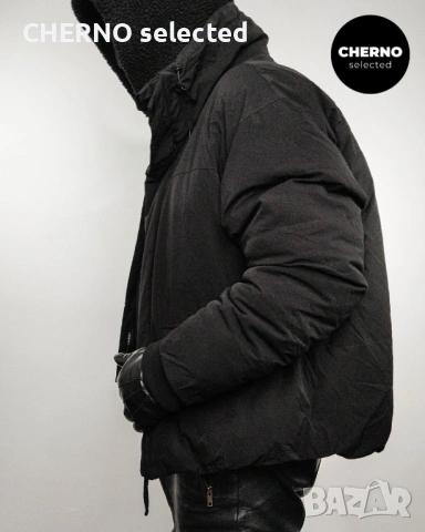 Мъжко черно пухено яке ZARA Water Repellent 4-Way Stretch Puffer Jacket – Размер L•XL , снимка 5 - Якета - 53155687