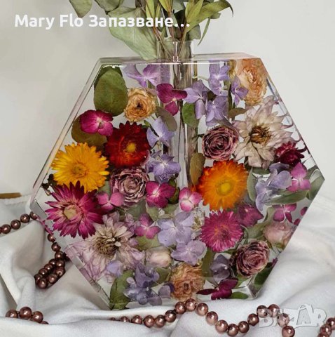 🌟 "Вълшебна Ваза Хексагон с LED Светлина" 🌼, снимка 2 - Вази - 44252244