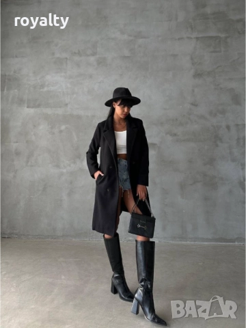 Черно Дамско Палто 