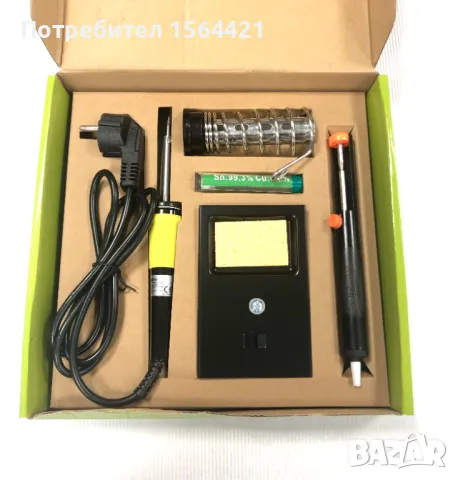 Комплект електрически поялник 30W, внос от Германия. , снимка 5 - Поялници и запояване - 19298272