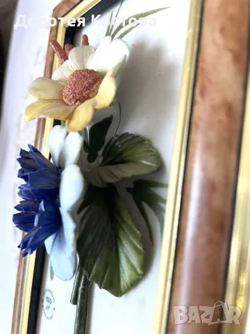 Красива 3д картина с порцелан от Италия, снимка 4 - Антикварни и старинни предмети - 48418684