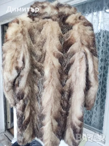 Дамско кожено палто от естествен косъм кожух естествена кожа  норка , визон ., снимка 6 - Палта, манта - 48987067
