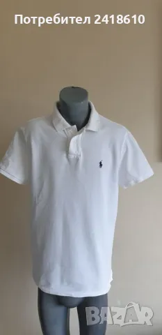 POLO Ralph Lauren Pique Cotton Custom Slim Fit Mens Size L ОРИГИНАЛ! Мъжка Тениска!, снимка 8 - Тениски - 50068156