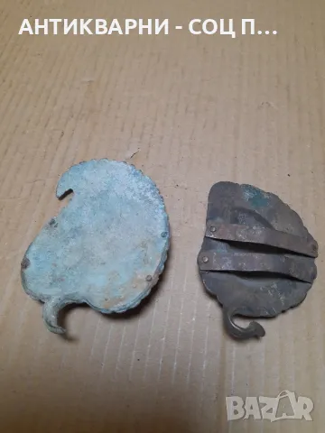 Комплект От 2бр Стари Единични Пафти За Народни Носии., снимка 4 - Антикварни и старинни предмети - 49199988