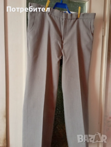 Мъжки панталон – бежов, снимка 4 - Панталони - 52603760