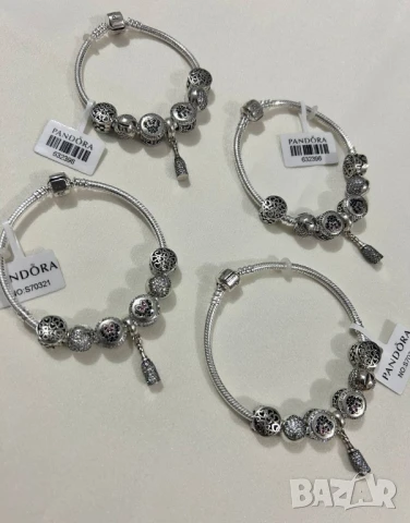 гривни PANDORA::най-високо качество едно към едно сребро pandora 925 , снимка 6 - Гривни - 51041965