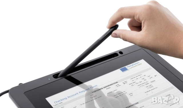 Графичен таблет за електронен подпис 10" WACOM DTU-1031X с писалка, снимка 3 - Таблети - 52254553