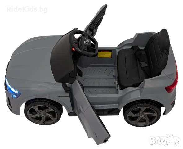 Audi SQ8 12V – Детски акумулаторен джип, Сив, EVA гуми, снимка 13 - Детски велосипеди, триколки и коли - 50418559