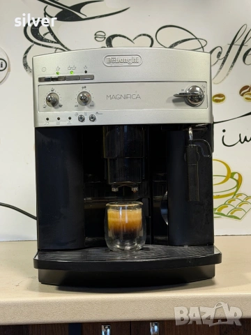 Кафемашина кафе автомат delonghi magnifica с гаранция, снимка 6 - Кафемашини - 53752862