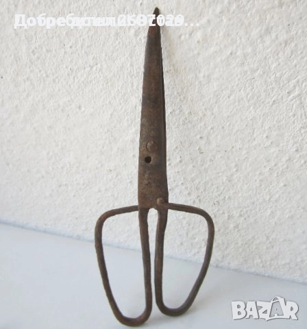 Стари ножици, ковано желязо - голяма кована ножица - 3 бр. различни, снимка 16 - Антикварни и старинни предмети - 28975048