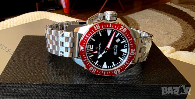 Hamilton Navy FROGMAN Auto, снимка 11 - Мъжки - 51014654