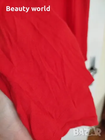 Червена тениска хл размер , снимка 4 - Тениски - 49698001