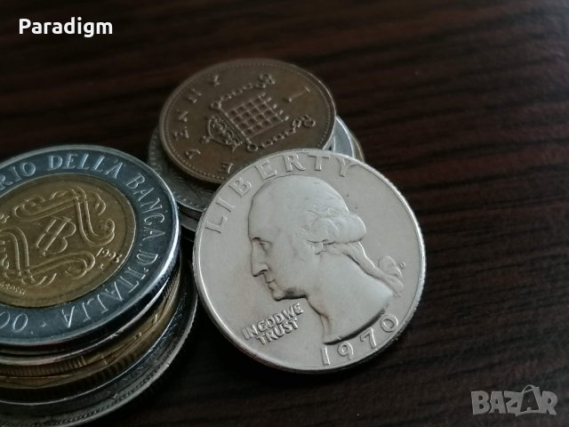 Монета - САЩ - 1/4 (четвърт) долар | 1970г., снимка 2 - Нумизматика и бонистика - 34632377