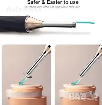 Комплект за премахване на ушна кал, 1080P FHD безжична камера за уши 

, снимка 7 - Друга електроника - 49589797