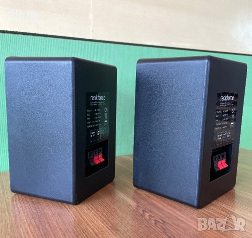 Renkforce RL100W BK Bookshelf speaker Black 100 W 90 Hz - 20000 Hz, снимка 3 - Тонколони - 41905564