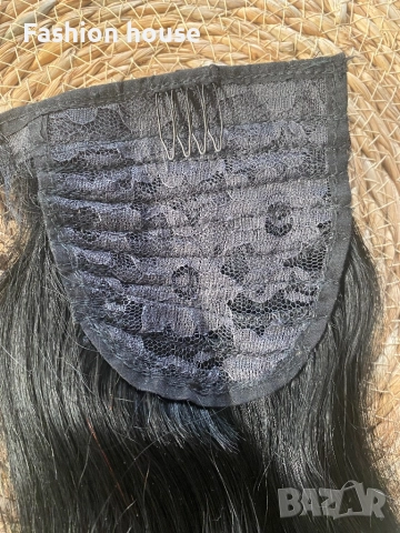 Естествена опашка, снимка 3 - Аксесоари за коса - 52660229