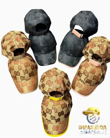 шапки с козирка gucci louis vuitton calvin klein jeans , снимка 5 - Шапки - 50748830