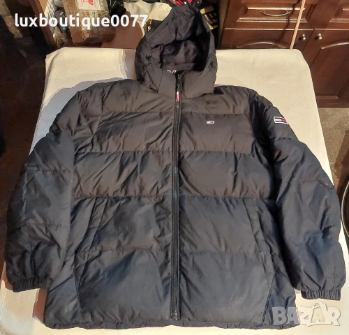Зимно пухено яке Tommy Jeans L, снимка 2 - Якета - 53126301