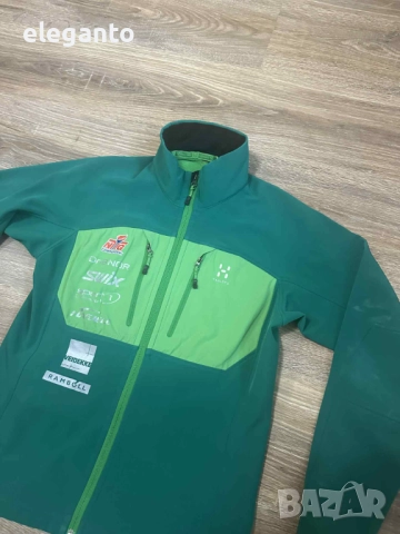 Мъжко Soft Shell яке Haglofs Green Power Shield Windstopper Polartec Mock , S размер , снимка 4 - Якета - 52144813