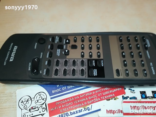 alwa RC-6AR02 big audio remote control-ВНОС SWISS 2504231723, снимка 3 - Ресийвъри, усилватели, смесителни пултове - 40484599