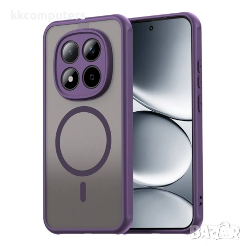 Магнитен Калъф за Xiaomi Redmi Note 15 Pro 5G - PC+TPU, Анти-drop, Подсилени ръбове, 4 цвята, снимка 3 - Резервни части за телефони - 53780081