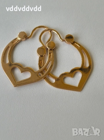 СССР златни обеци 14 карата 