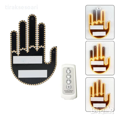 LED сигнална табела Ръка с дисанционно - Светлинен контрол на жестове, снимка 3 - Аксесоари и консумативи - 50998012