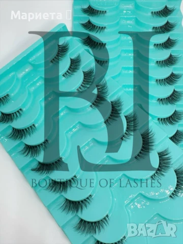 3D мигли естествен косъм , снимка 4 - Декоративна козметика - 50961269