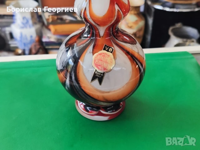 Стара ваза Italy opaline florence, снимка 4 - Антикварни и старинни предмети - 51187840