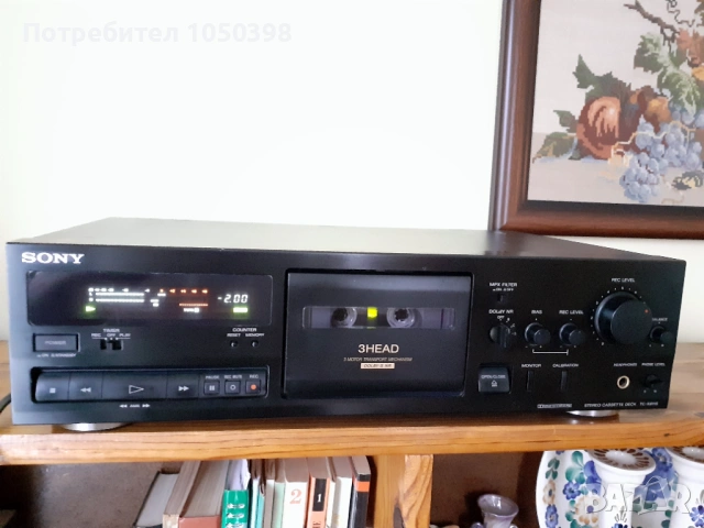 Дек SONY TC-K611S/K707ES -три глави и три мотора с Долби S-Японски отличен