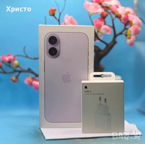 НОВ!!! Apple iPhone 17, 256GB, 5G, Lavender + подарък оригинален адаптер Apple, снимка 4 - Apple iPhone - 52852701