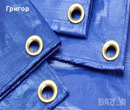 Платнища за покриване от зебло с капси за вързване с въже., снимка 2 - Други - 48219671