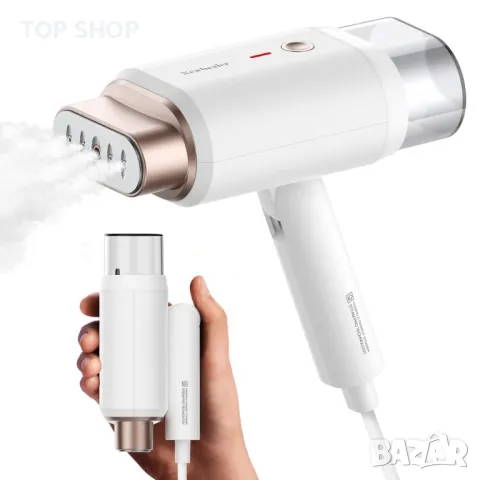 Преносима ютия Уред за пара Newbealer за дрехи ръчен хоризонтално вертикално гладене ютии, снимка 7 - Ютии - 49049732