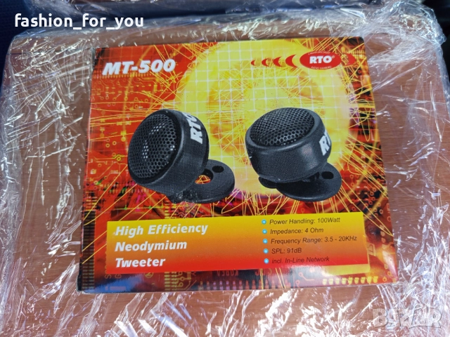 Високочестотни говорители RTO MT-500, снимка 2 - Аксесоари и консумативи - 51762053