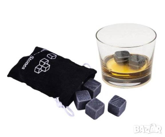 Кубчета за Изстудяване Whiskey Stones Whisky Stones Каменни Ледчета за Уиски Ракия Алкохолни Напитки, снимка 6 - Домашни напитки - 41381829