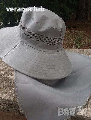Рибарска шапка с периферия и протектор Сива