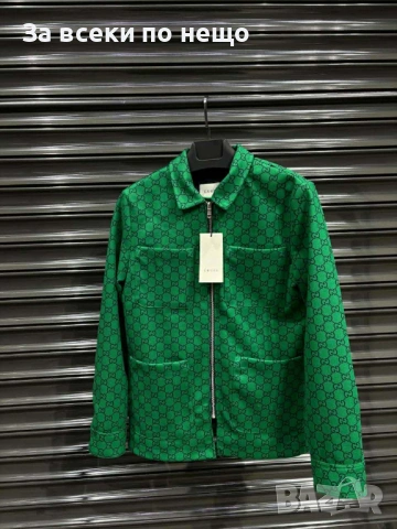 Gucci Мъжко Зелено Палто Гучи Код Модерно25