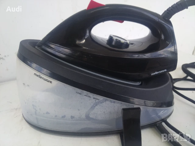 Ютия парогенераторна  Парна станция за гладене  Марка: Mellerware Midel: 23285  Мощност 2200W, снимка 11 - Ютии - 50504138