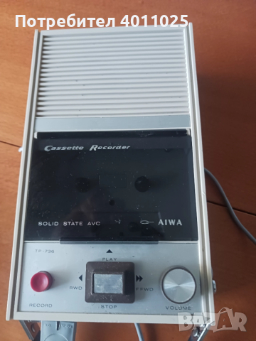  Aiwa cassette recorder TR-736, снимка 4 - Радиокасетофони, транзистори - 51466892