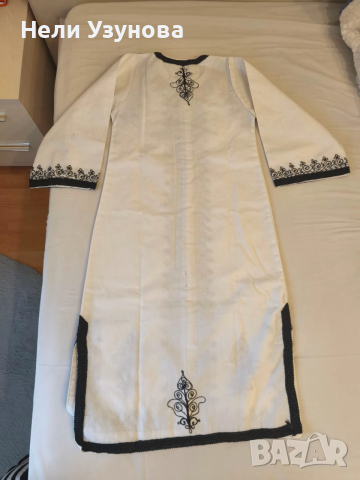 Дълга дамска / детска риза за народна носия, XSS, снимка 4 - Ризи - 53273379