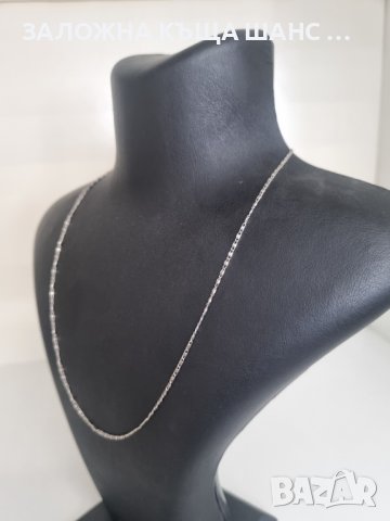 Сребърно синджирче , снимка 3 - Колиета, медальони, синджири - 41022453