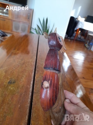 Стара дървена декорация Петел,Петле, снимка 3 - Други ценни предмети - 44165459