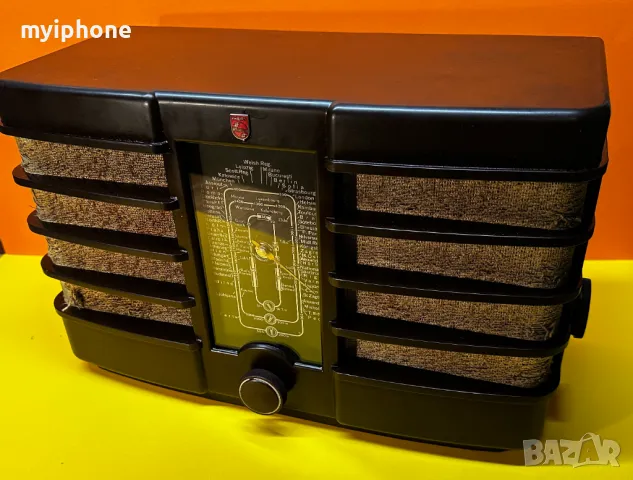 Антично Ретро Немско Радио Philips 215A / 1938 г., снимка 8 - Антикварни и старинни предмети - 49627981