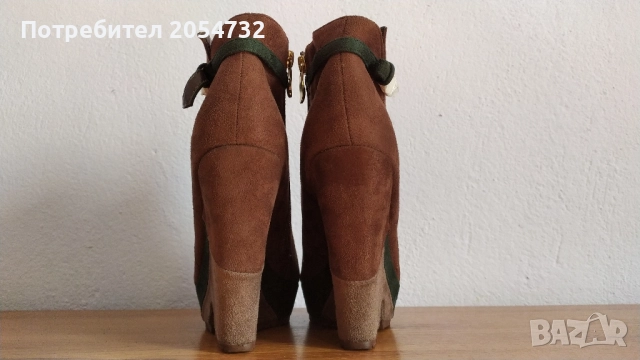 Боти на висока платформа, 38-ми номер, снимка 9 - Дамски боти - 52289503