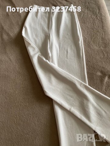 Дамски бял панталон , снимка 1 - Панталони - 42200756