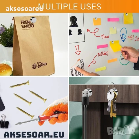 10 бр. Супер силни нови неодимови дискови малки 10 х 3 мм. мощни магнити за хладилник и офис магнит, снимка 12 - Други инструменти - 50523210