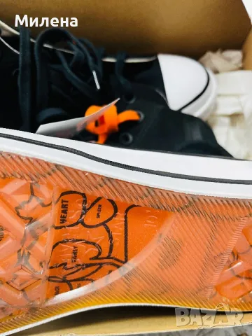 Нови converse 44.5 с два цвята връзки, снимка 4 - Кецове - 49781179