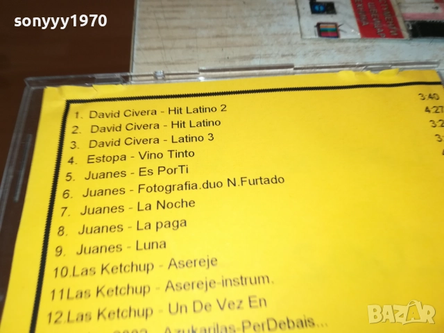 LATINO HITS CD 2910250754, снимка 14 - CD дискове - 52219199